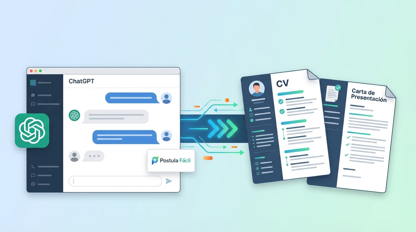 Cómo usar ChatGPT para mejorar tu CV y carta de presentación