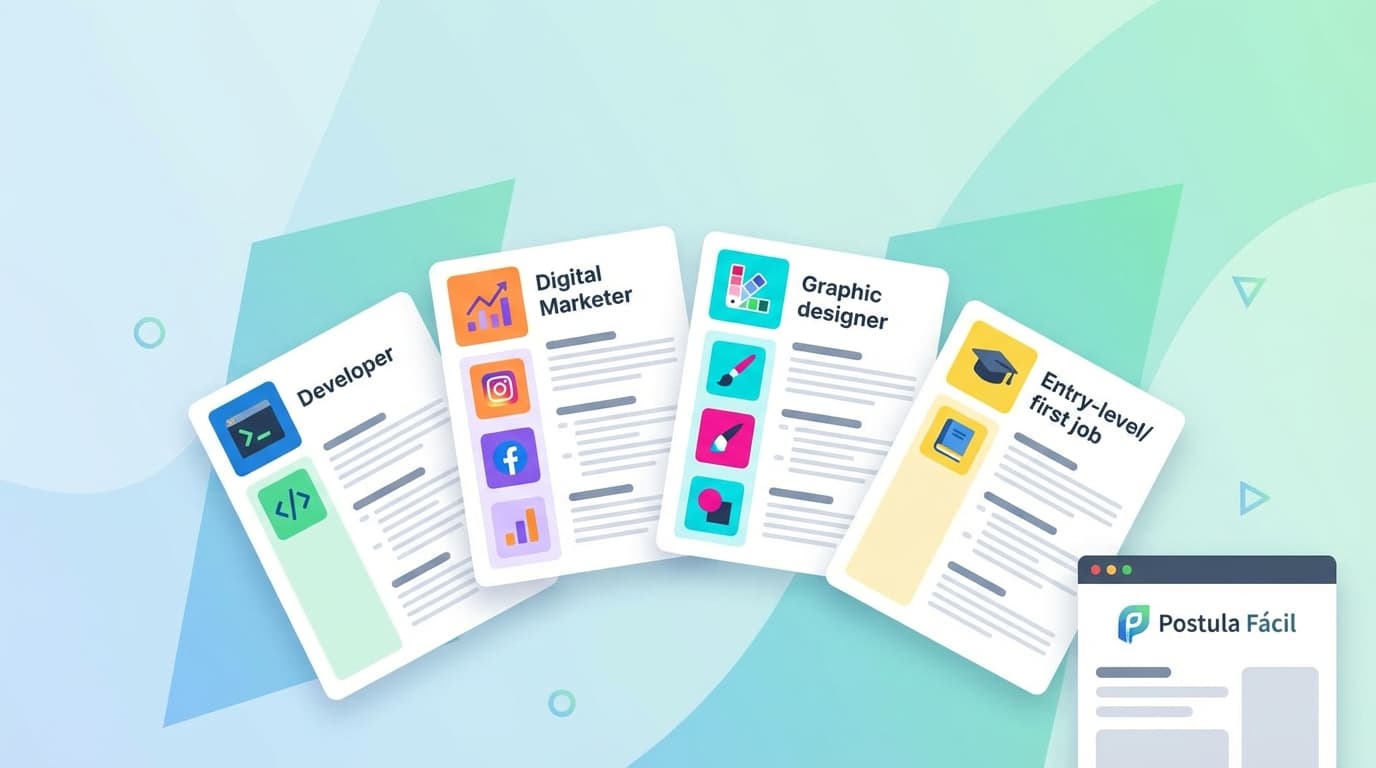 Ejemplos de currículum y plantillas según tu profesión