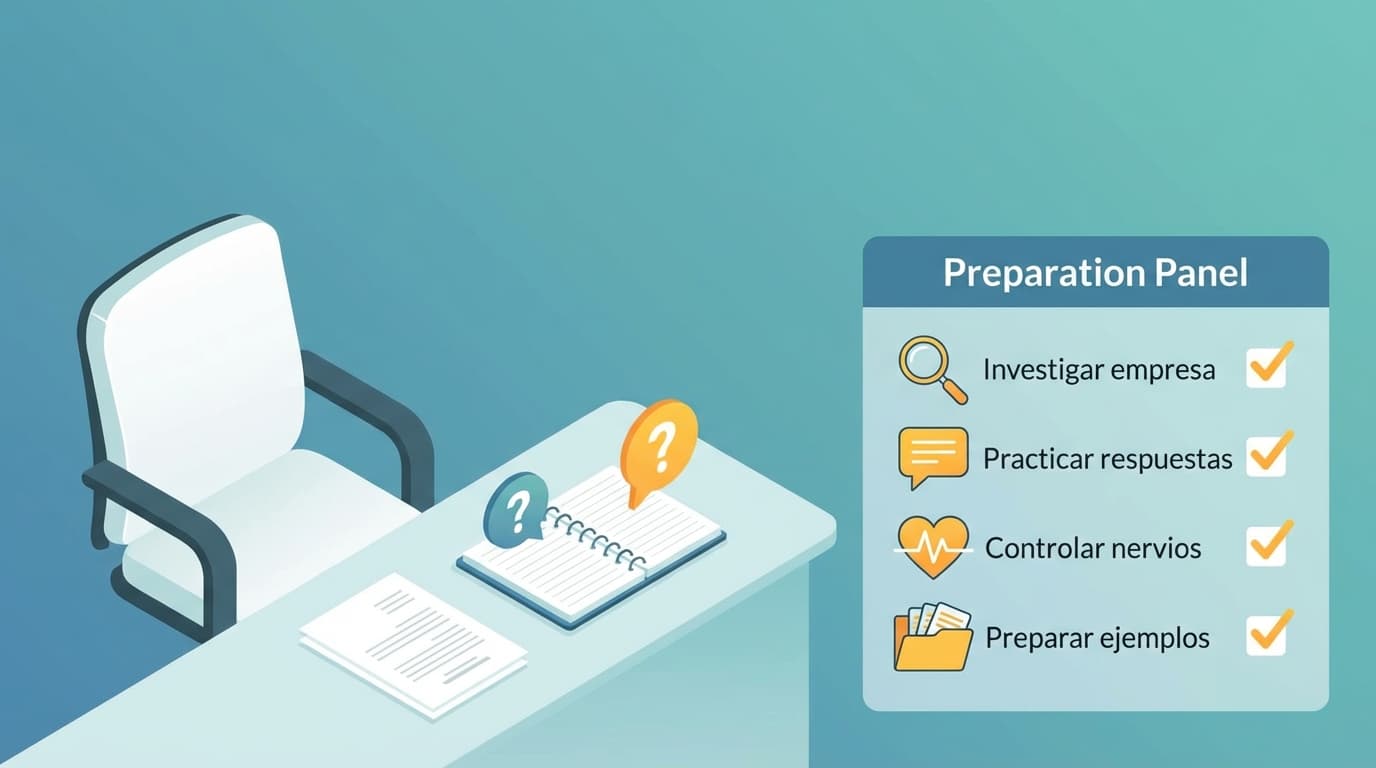 Cómo preparar una entrevista de trabajo y responder las preguntas más frecuentes
